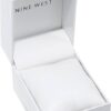 Nine West Women's Floral Dial Mesh Bracelet Watch - Image 6